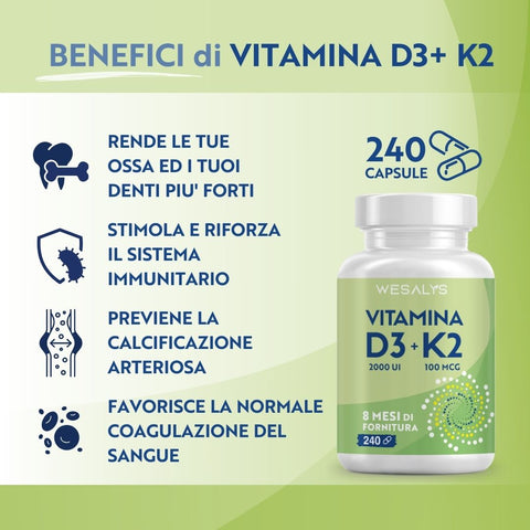 Vitamina D3 + K2