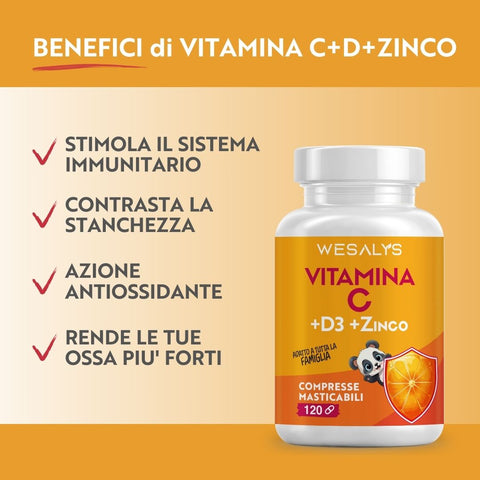 Vitamina C + D3 + Zinco